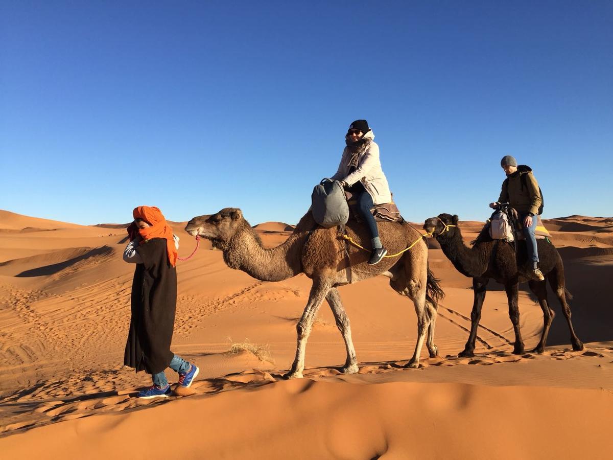 Sahara camel tours camp Hotel Merzouga Bagian luar foto