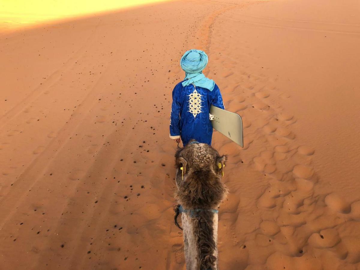 Sahara camel tours camp Hotel Merzouga Bagian luar foto